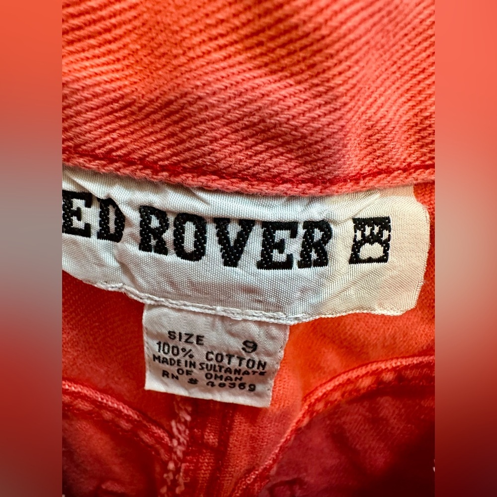 Red Rover Pink High Rise Mom Shorts 90’s Size 8 - Picture 4 of 9